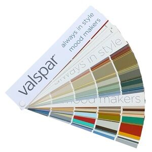 Valspar Always In Style Mood Makers Color Sample Fan
